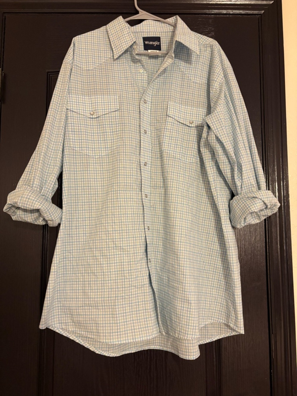 Plaid button down shirt